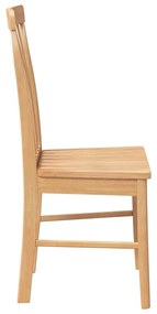 Cadeiras de jantar 2 pcs madeira de seringueira maciça