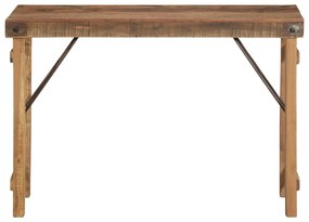 Mesa de Console vidaXL 110x35x76 cm Madeira recuperada