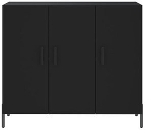 Aparador 90x34x80 cm derivados de madeira preto