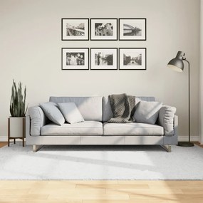 Tapete de pelo curto OVIEDO 160x230 cm cinzento