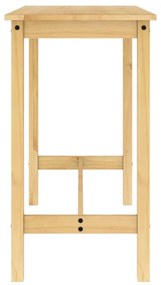 5 pcs conjunto de bar pinho maciço