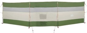 Corta-vento de campismo 508x130 cm impermeável verde