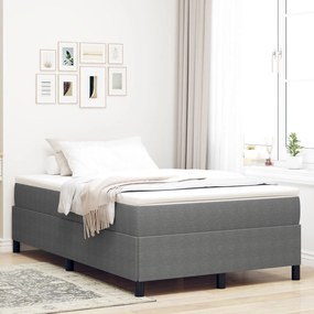 Estrutura de Cama vidaXL Cinza Claro 120x190 cm em Tecido Cotelê