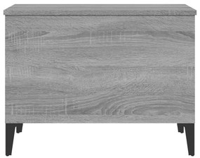 Mesa de centro 60x44,5x45 cm derivados de madeira cinza sonoma