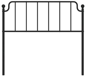 Cabeceira de cama 107 cm metal preto