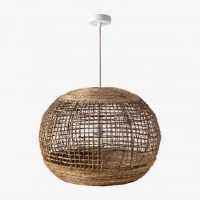 Lâmpada De Teto Udane Natural - Branco & Ø60 Cm Udane - Sklum