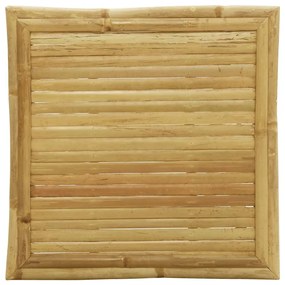 3 pcs conjunto bistrô dobrável c/ almofadões branco nata bambu