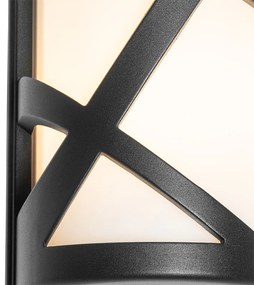 Candeeiro de parede exterior moderno preto IP44 - Suzie Moderno