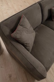 Sofá de Canto Mentis – Castanho – 360x108x79 cm