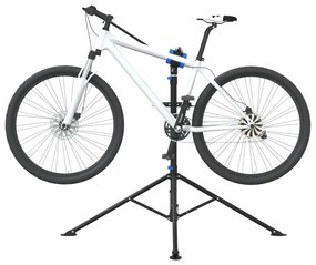 vidaXL Suporte p/ reparar bicicletas ajustável 108-188 cm aço azul