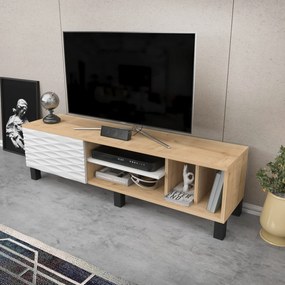 Móvel TV Olyo – Branco Safira – 140x35x40,3 cm