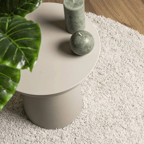 Tapete shaggy de pelo alto PAMPLONA 120x170 cm creme