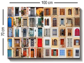 Pintura Decorativa em Tela 156842897 – Multicolor – 70 x 100 cm