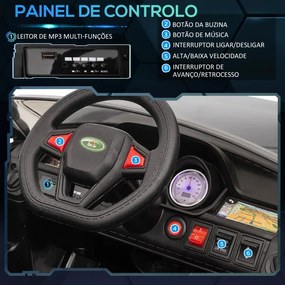 Carro Elétrico SUV Infantil 12V com 2 Motores e Controlo Remoto - 3-5k