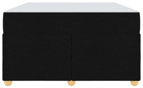 Estrutura de cama com colchão Outros Preto 120 x 200 cm tecido