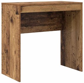 Mesa com Armazenamento Madeira Velha Madeira Composta