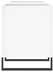 Armário para discos 121x38x48 cm derivados de madeira branco