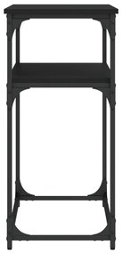 Mesa consola 100x35,5x75 cm derivados de madeira preto