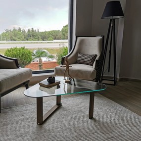 Mesa de Centro Cam – Nogal – 96 cm x 41 cm x 81 cm