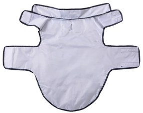 Capa de chuva para cães com tiras reflectoras azul-marinho XL