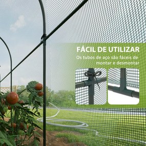 Estufa de Jardim Estufa para Plantas Estufa de Exterior com Porta com