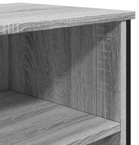 Aparador 91x35,5x74,5 cm derivados de madeira cinzento sonoma