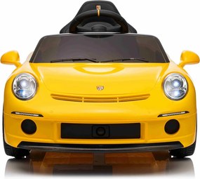Carro elétrico para crianças RUF GT 12V,com portas rebatíveis, comando remoto, luzes LED dianteiras e traseiras, entrada USB/Aux, bateria de lítio, li