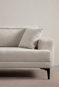 Sofá de 3 Lugares Astana – Ecru – 100x78x234 cm