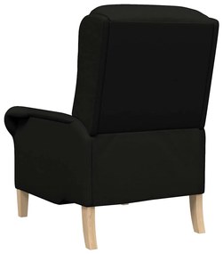 Poltrona Preta 52 cm em Tecido