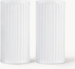 Saleiro e pimenteiro canelados Groove, conjunto de 2