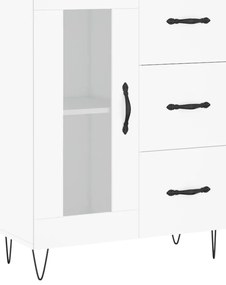 Armário alto 69,5x34x180 cm derivados de madeira branco