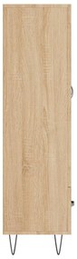 Armário alto derivados de madeira 69,5x31x115cm carvalho sonoma