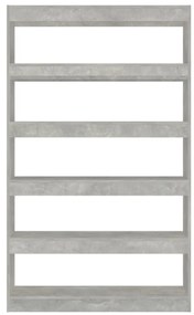 Estante/divisória 100x30x166 cm cor cinzento cimento
