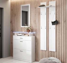 Conjunto de Sapateira, Espelho e Cabide HYGGE para Hall de Entrada - B
