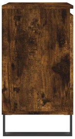 Armário casa de banho 58x33x60 cm deriv.madeira carvalho fumado