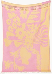 Manta de lã com franjas Klekks No. 10