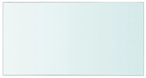 Prateleiras 2 pcs 30x12 cm vidro transparente