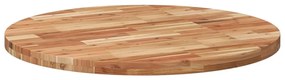 Tampo de mesa redondo Ø90x4 cm madeira de acácia maciça