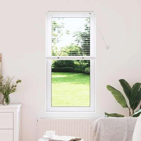 Persiana de Janela com cortinas Outros Manual Branco 80 x 130 cm Alumí