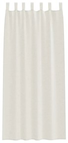 Cortinas com cortinas 2 pcs Creme 140 x 225 cm Poliéster