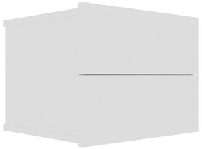 Mesas de cabeceira 2 pcs 40x30x30 cm derivados madeira branco