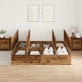 Estrado de Cama Madeira Antiga 200x200 cm