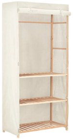 Roupeiro/guarda-roupa 3 prateleiras 79x40x170 cm