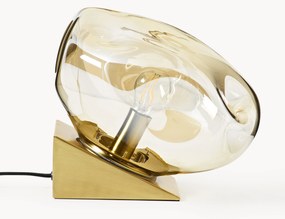 Candeeiro de mesa de vidro pequeno Amora
