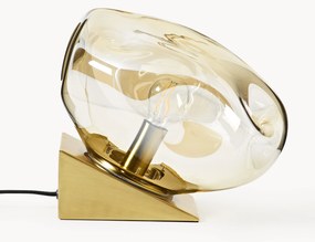 Candeeiro de mesa pequeno em vidro Amora