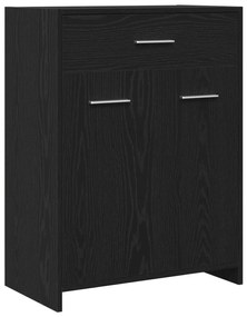 Conjunto de Móveis de Casa de Banho vidaXL 4 Peças Carvalho Preto Made