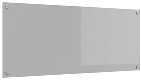 vidaXL Proteção de Cozinha Cinzento-claro 120 x 50 cm vidro temperado