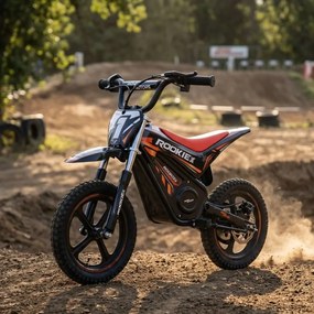 Mota elétrica infantil ROOKIE X 24V (14"), bateria de lítio, motor de 250 W, travão de disco Vermelha
