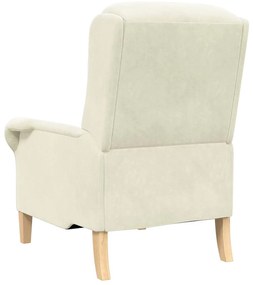 Poltrona Creme Creme Poltrona de tamanho padrão