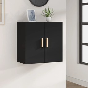 vidaXL Armário parede 60x30x60 cm derivados de madeira preto